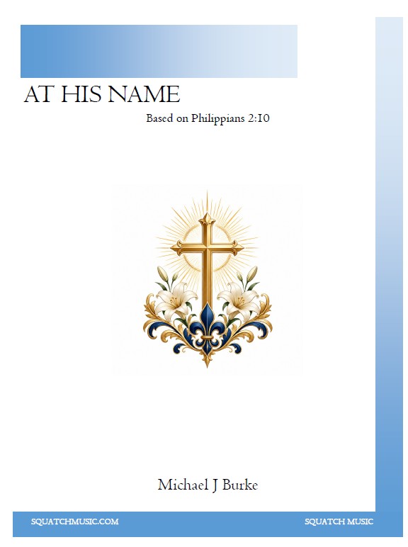 At His Name